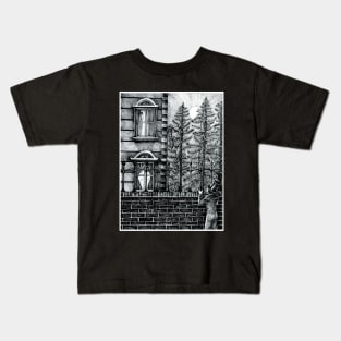 Girl at the window Kids T-Shirt